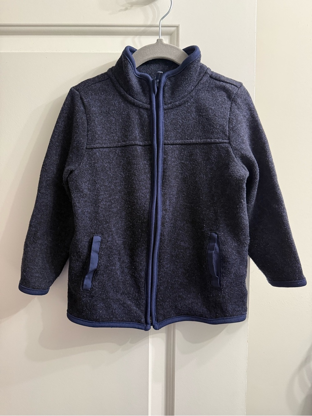 Old Navy Kids Dark Navy Full-Zip Fleece Jacket